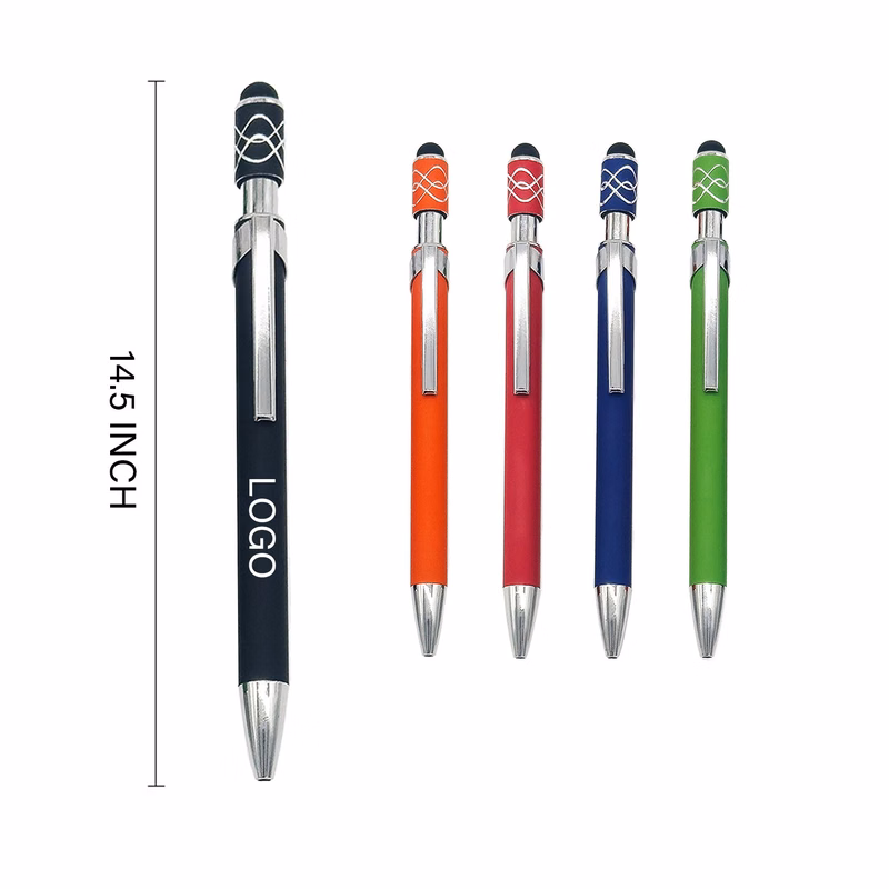 Metal Soft Touch Stylus Pen MOQ 100PCS