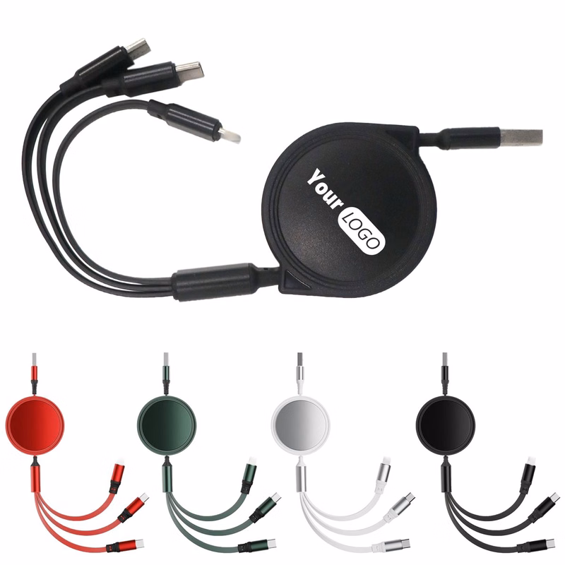 Multi Functional 3 In 1 Data Cable