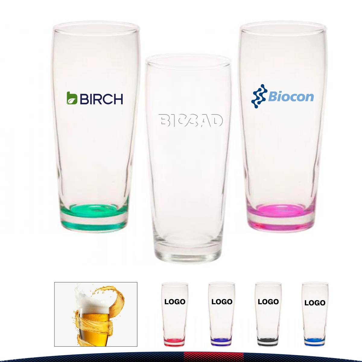 15 oz. Selim Pub Glasses 1