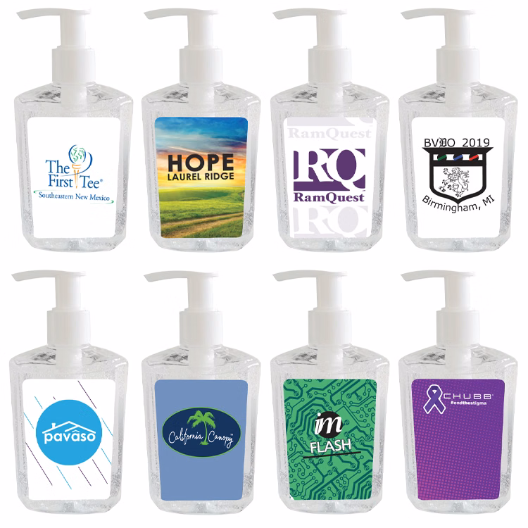 8 oz Full Color Hand Sanitizer Bottle