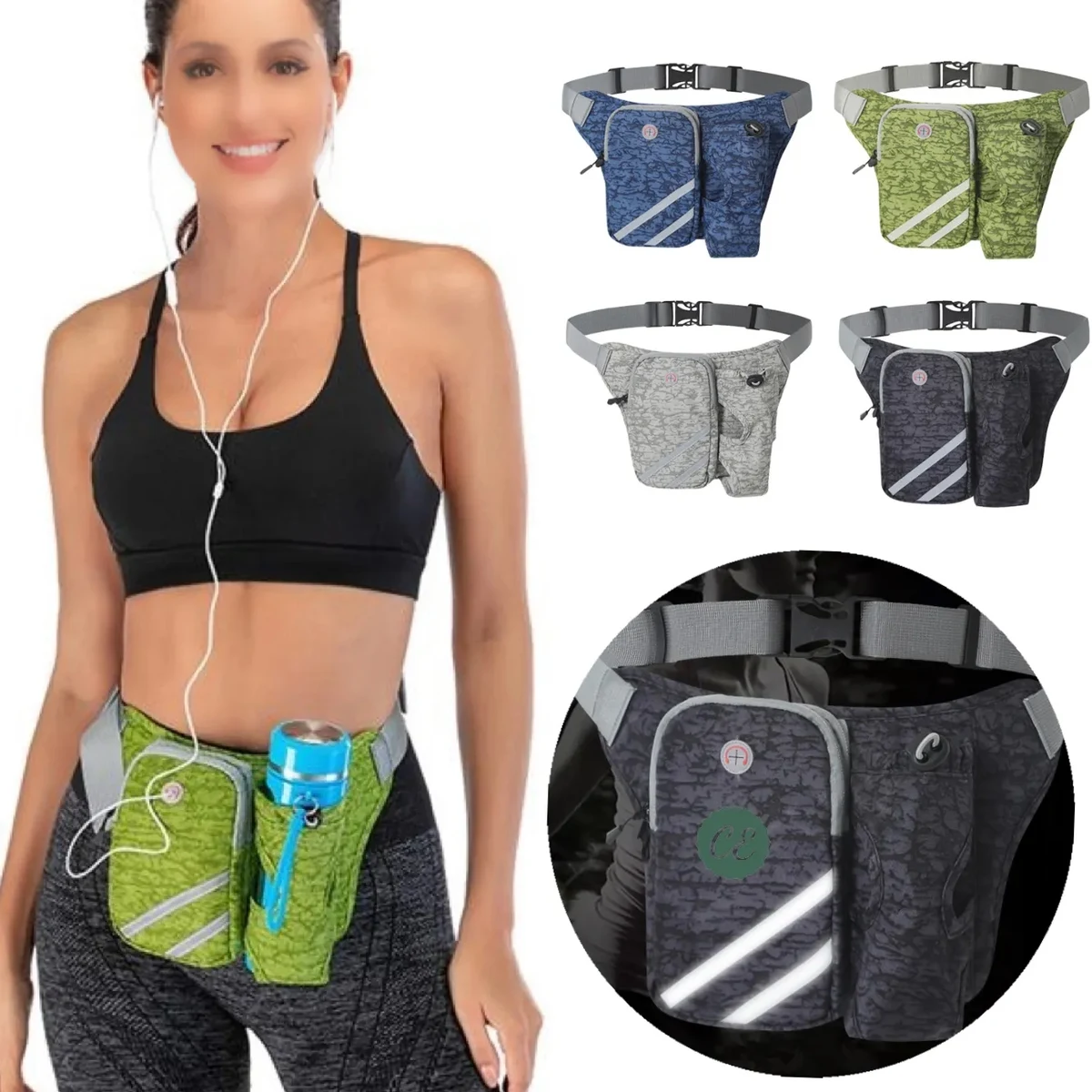 Sports Reflective Waist Bags 1