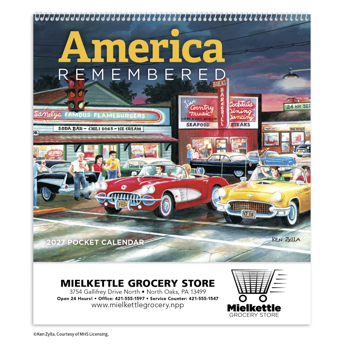 HotLine® Products America Remembered Pocket Calendar 1