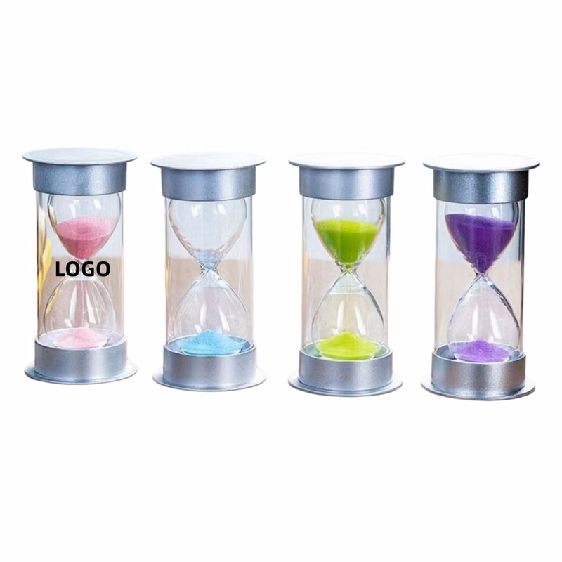 Customizable Colorful Glass Sand Timer Set