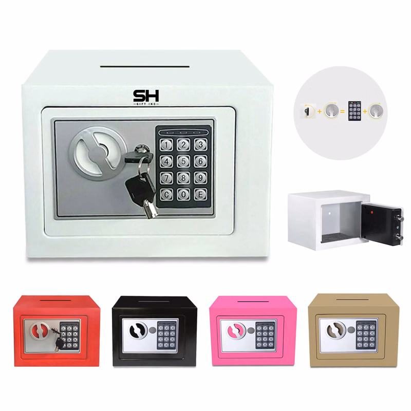Small Safe Box With Digital Keypad & Keys