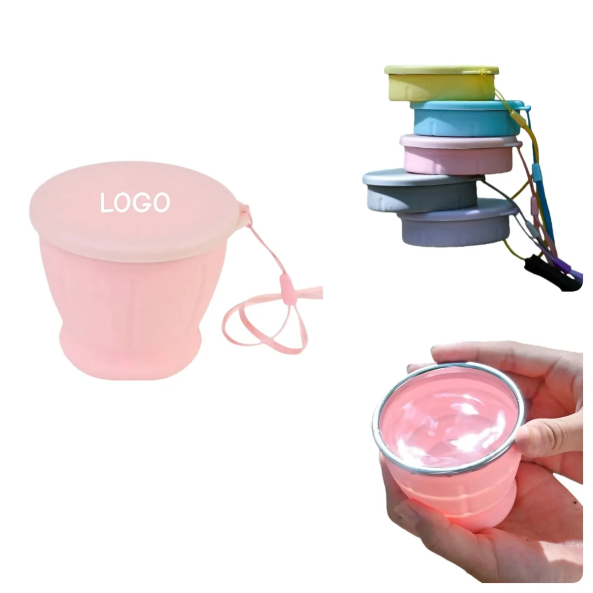 Outdoor Foldable Silicone Travel Cup 1