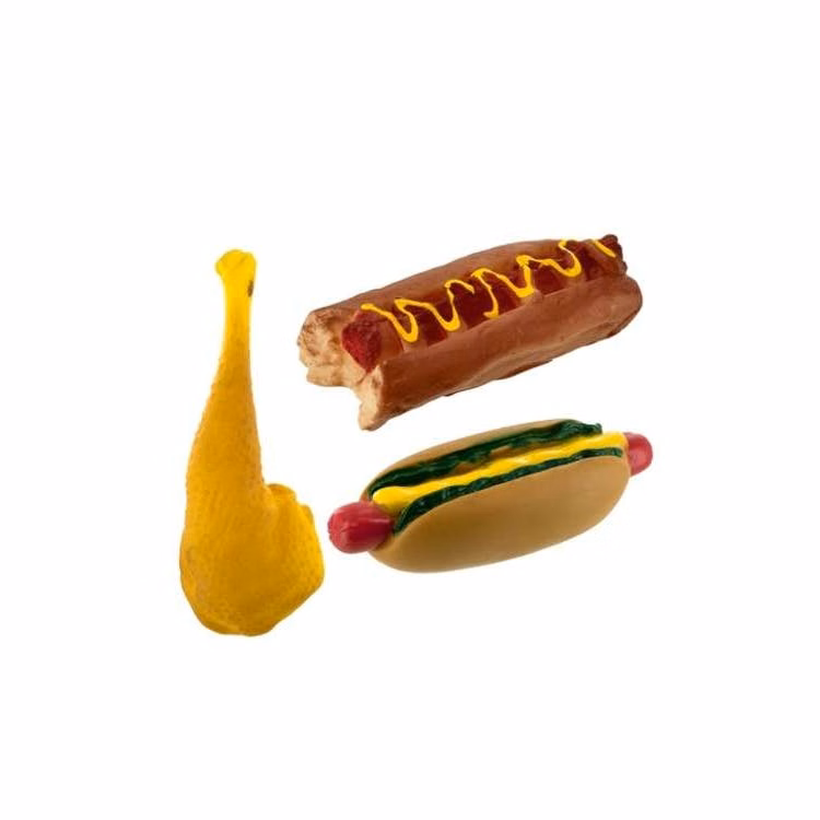 Meat Lovers Squeaking Dog Toy Assorted