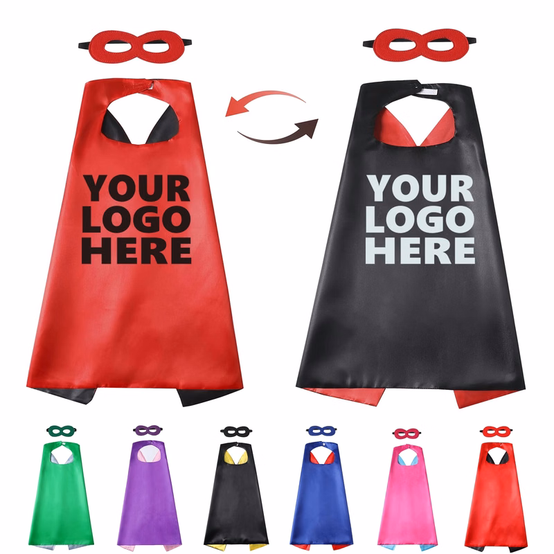 Halloween Costume Cosplay Cape And Masks For Kid
