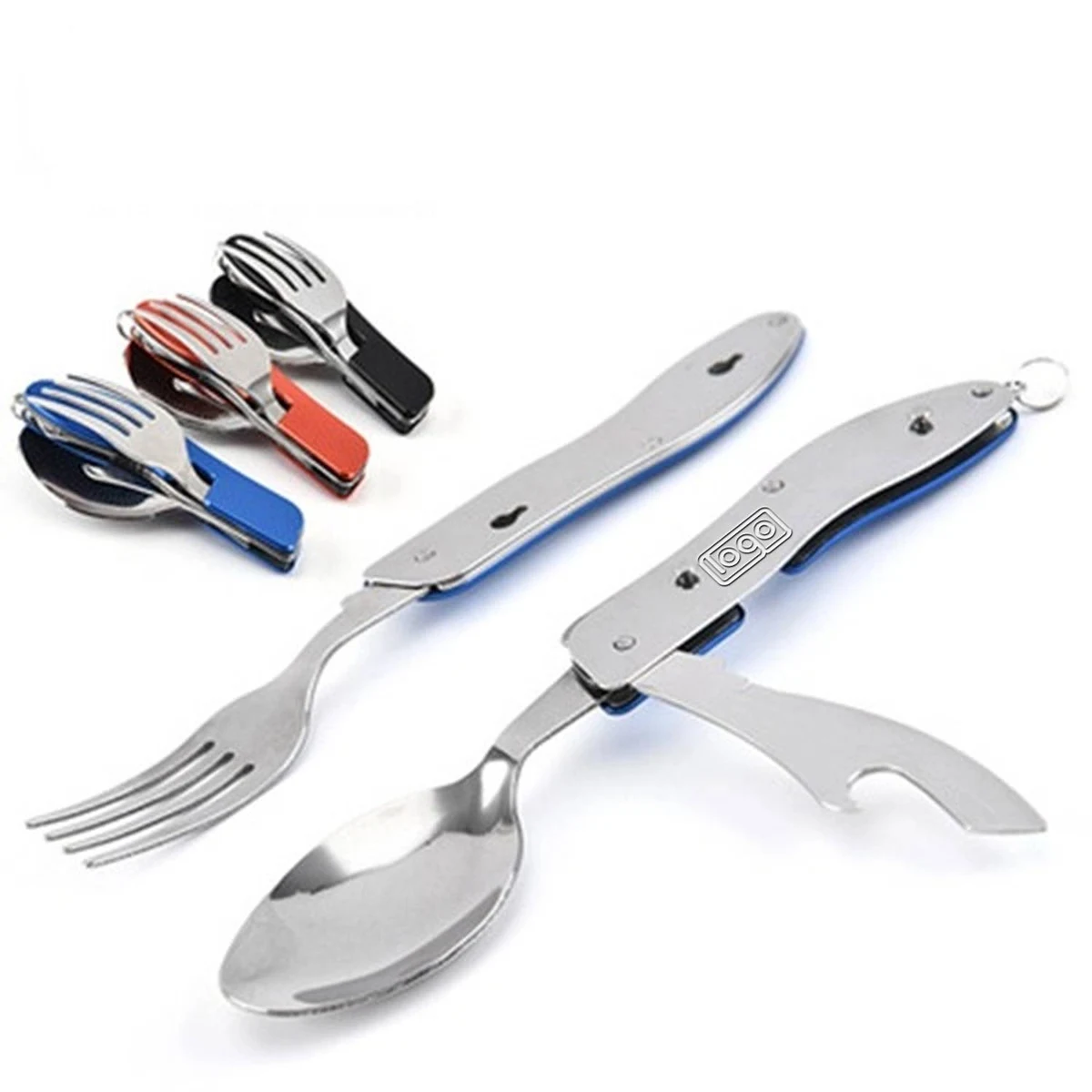 4 in 1 Stainless Steel Camping Utensils Cutlery Set 1