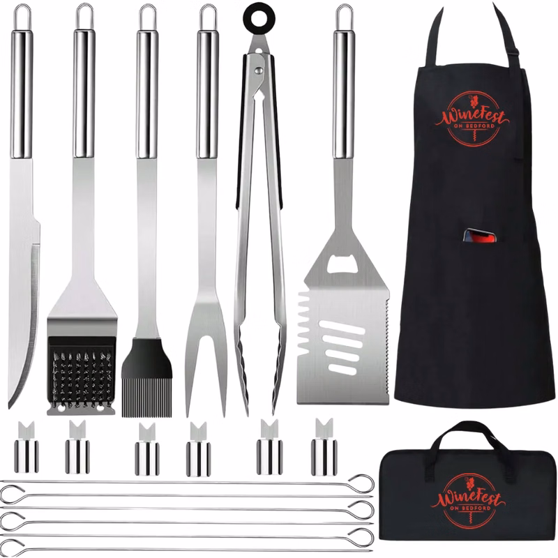 20-Piece BBQ Accessories Gift Set