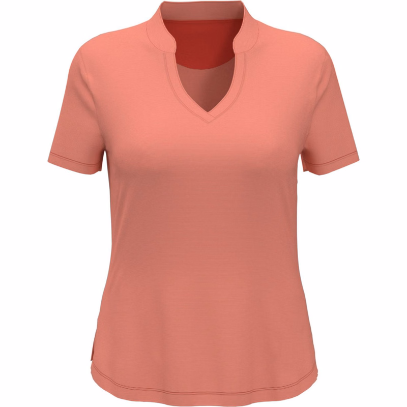 Callaway® Moisture Wicking Fine Line Stripe Women's Golf Polo Shirt with Custom Logo