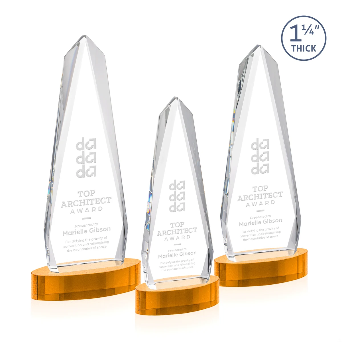 Cheswick Award on Alberton Base - Amber 1