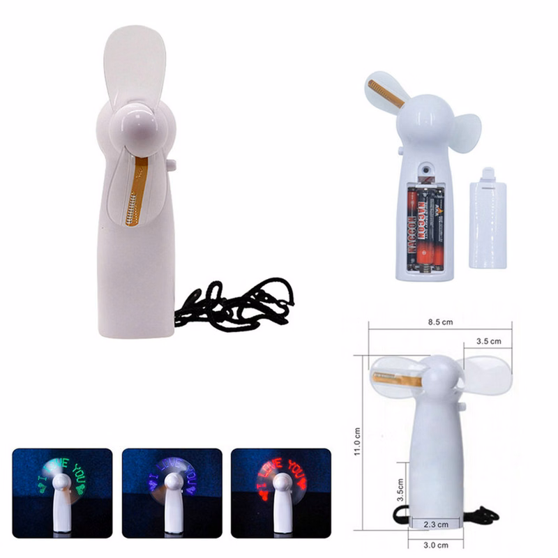 Handheld LED Flashing Fan