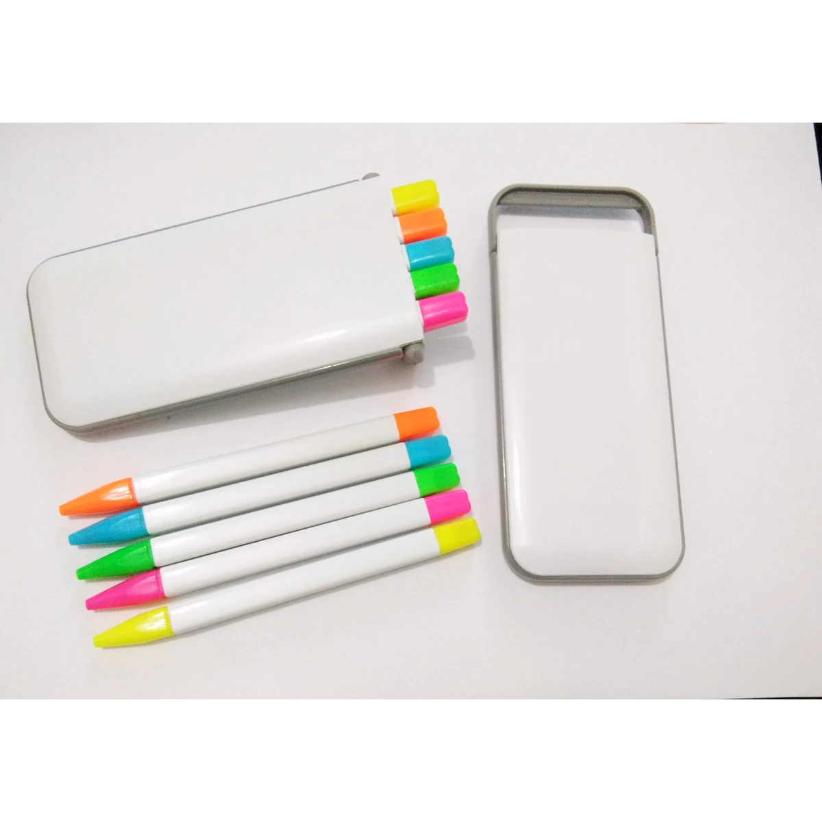 Rainbow Ballpoint Pen / Pencil & Highlighter Set 1
