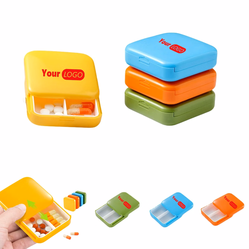 Slideable Plastic Pill Case