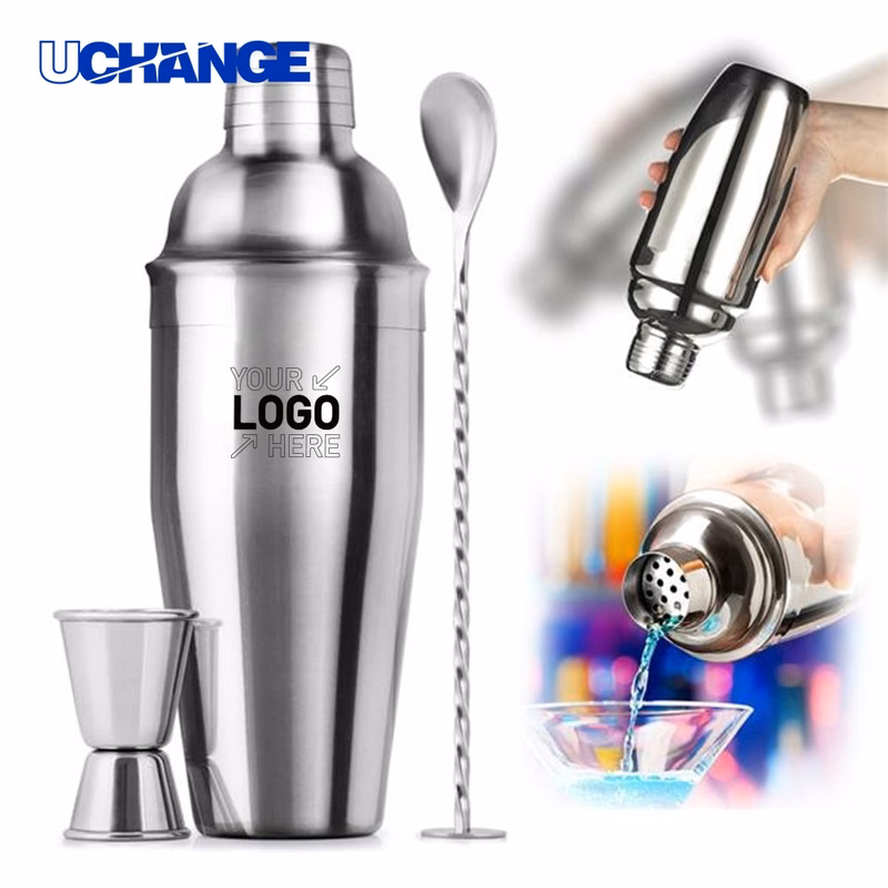24oz Stainless Steel Martini Shaker Set