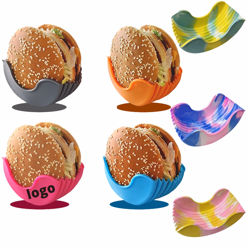 Retractable Burger Fixed Box Adjustable Hamburger Holders