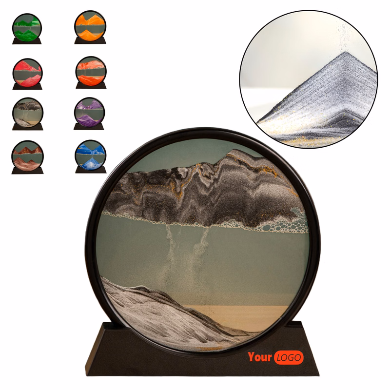Creative 3D Dynamic Sand Flow Ornament