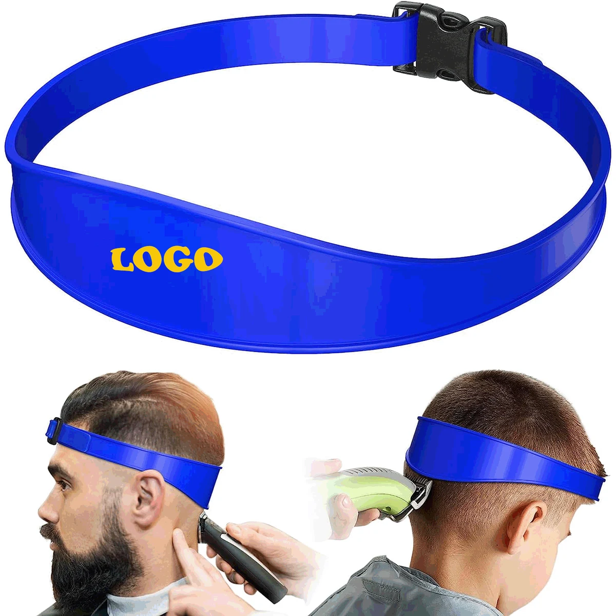 Silicone Neck Shaving Stencil/Adjustable DIY Self Hair Trimming Guide 1