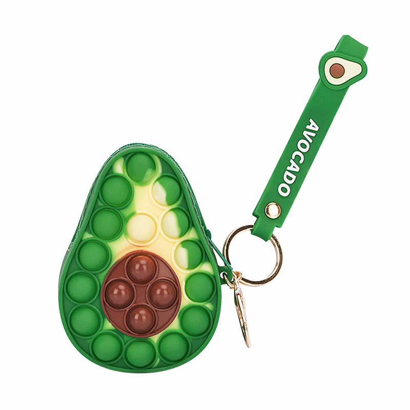 Avocado Shape Bubble Bag With Wristband