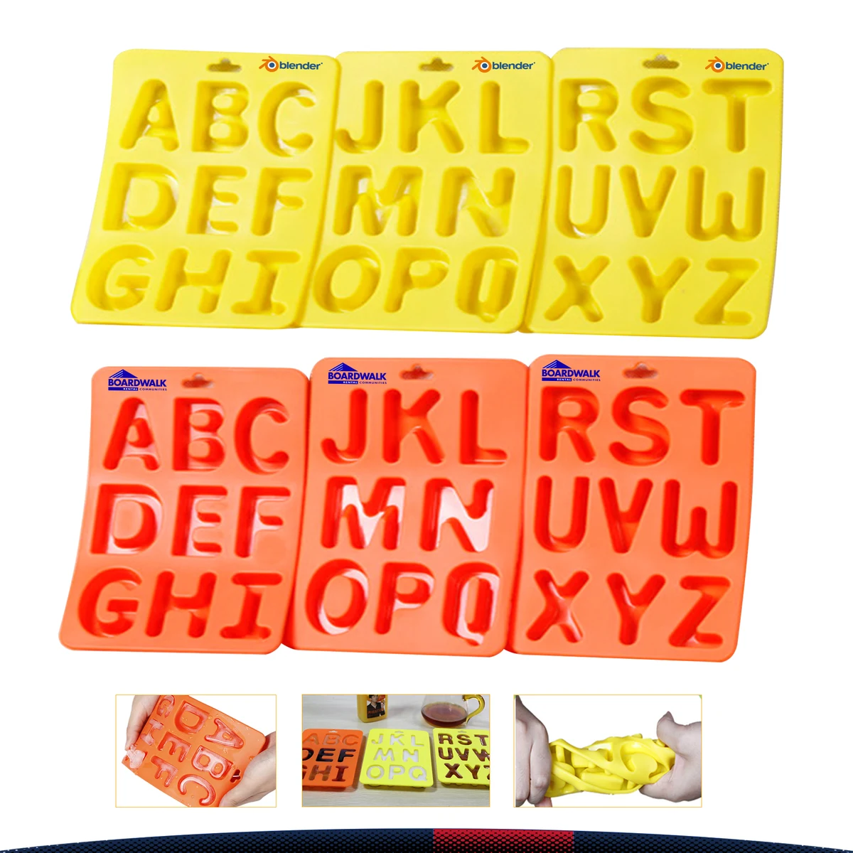 Letters Ice Cube Mold 1