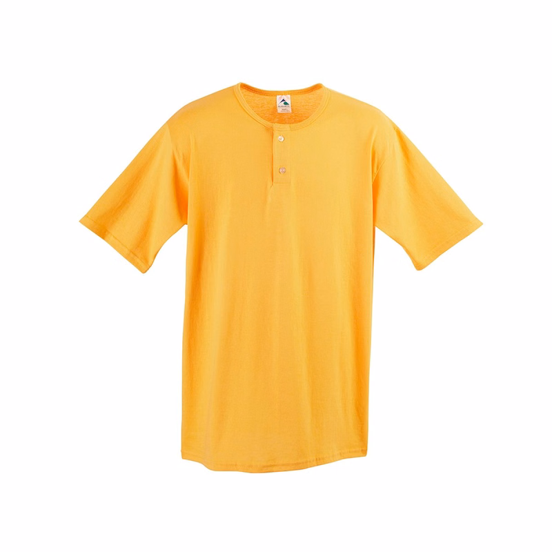 Men's Two-Button Baseball Jersey - 580