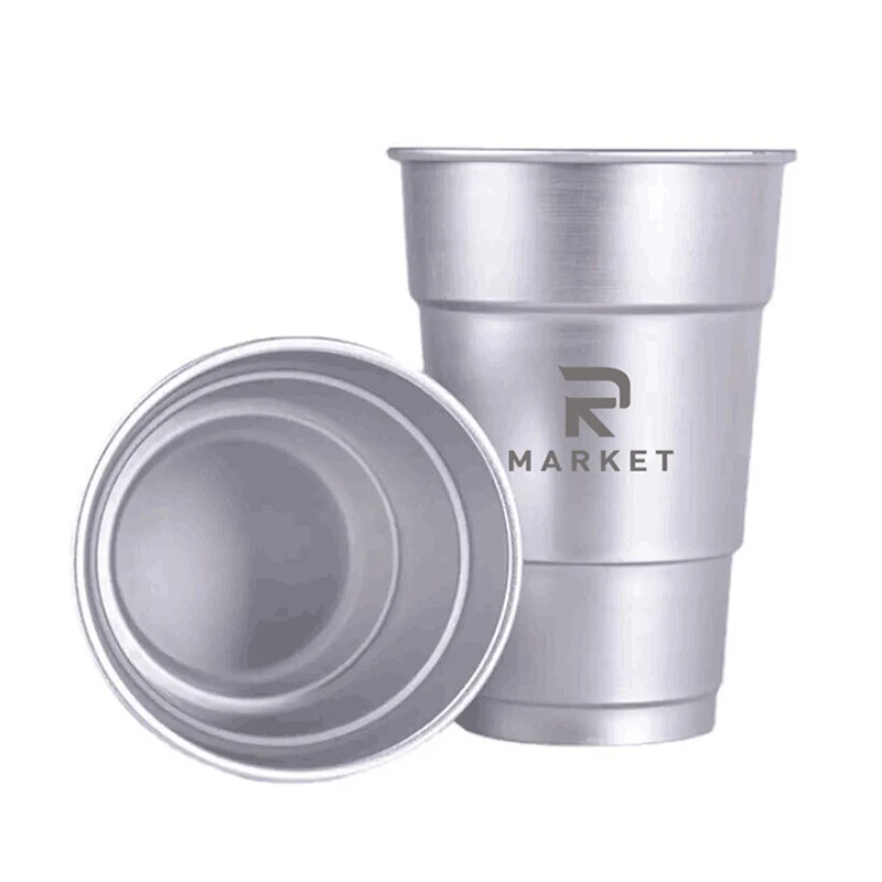 16 OZ Reusable aluminum cup 1