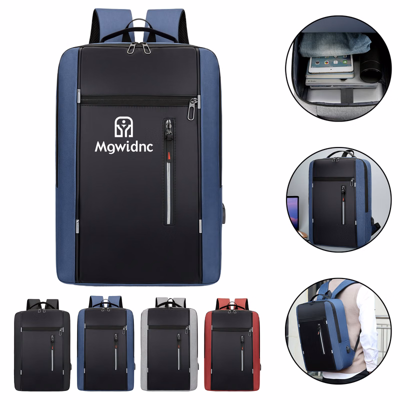 USB Charging Business Laptop Backpack for Men, Large Capacity Anti-Splash Student Bookbag.
