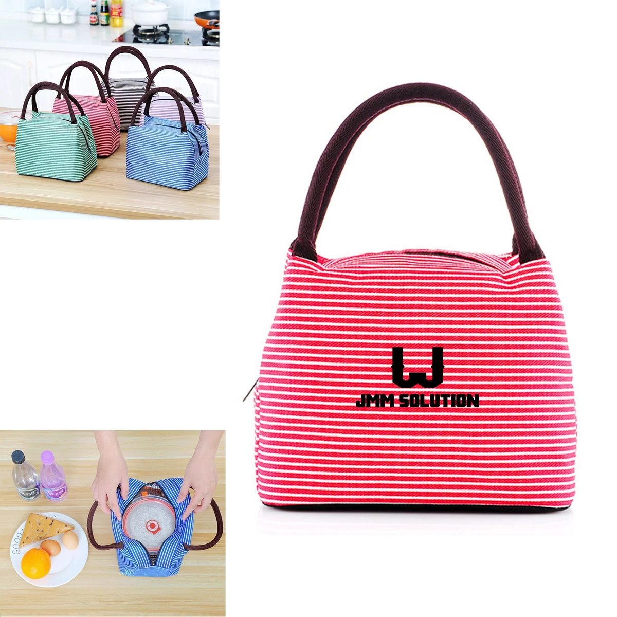 Reusable Insulated Tote Lunch Bag 1