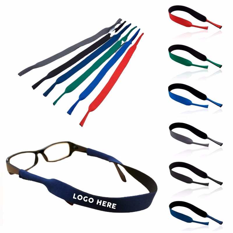 Neoprene Eyewear Retainer with Logo