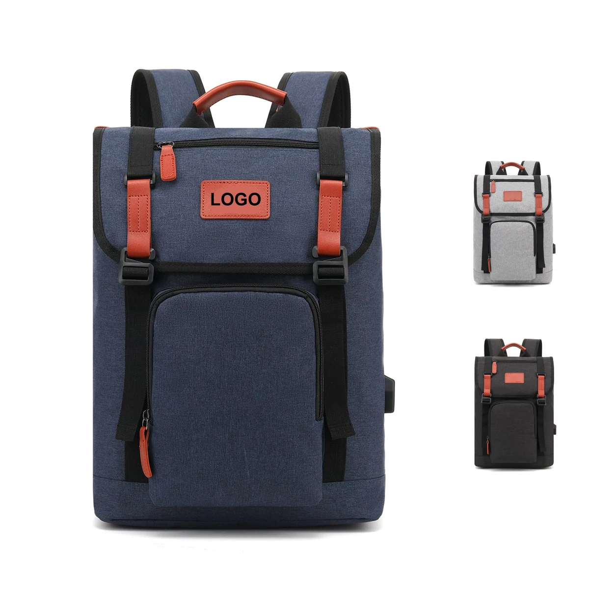 Travel Laptop Backpack with Charging Port (direct import) 1