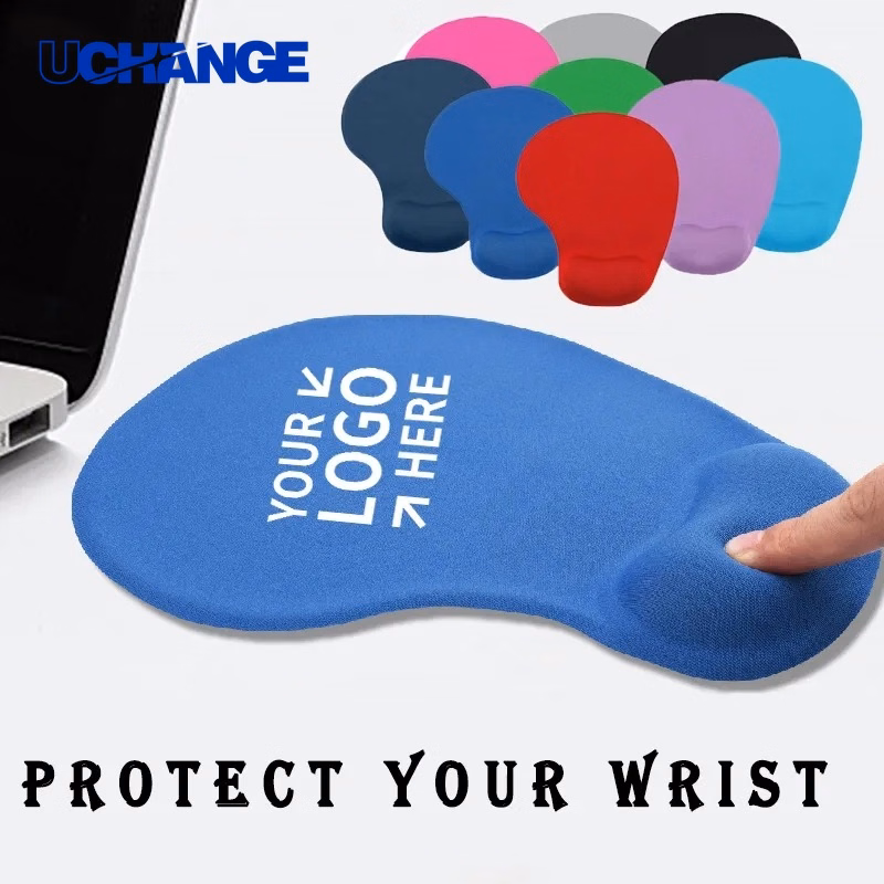 Silicone Mouse Pad with Gel Wrist Ergonomic Support