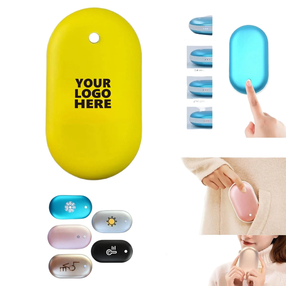 USB Power Bank Warmers Rechargeable Pocket Heater 1