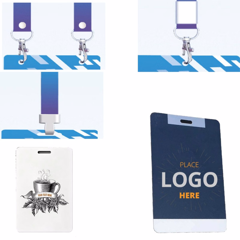 Durable PVC Work ID Card with Custom Logo
