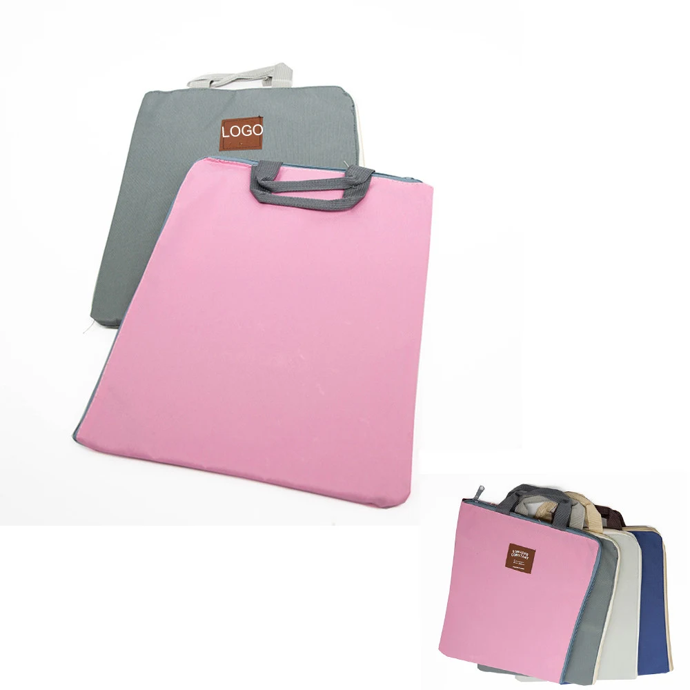 Portable Zippered Canvas File Pocket 1