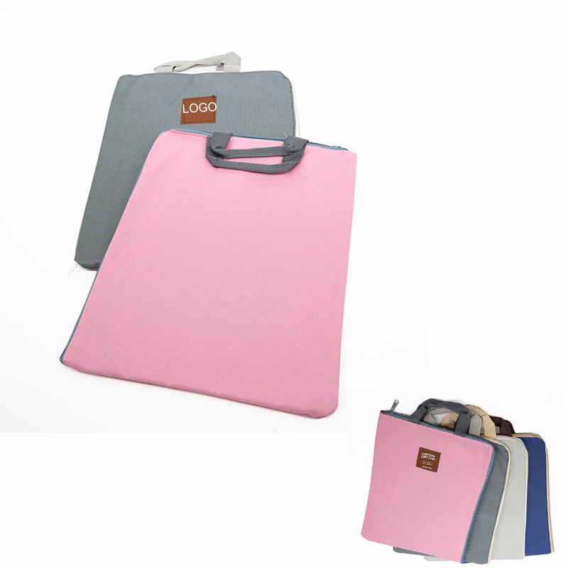 Portable Zippered Canvas File Pocket