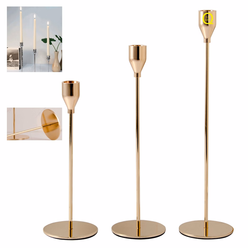 Metal Home Candle Holder Set