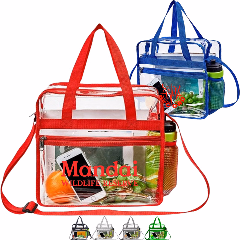 Large PVC Clear Waterproof Travel Shopping Storage Tote Bag