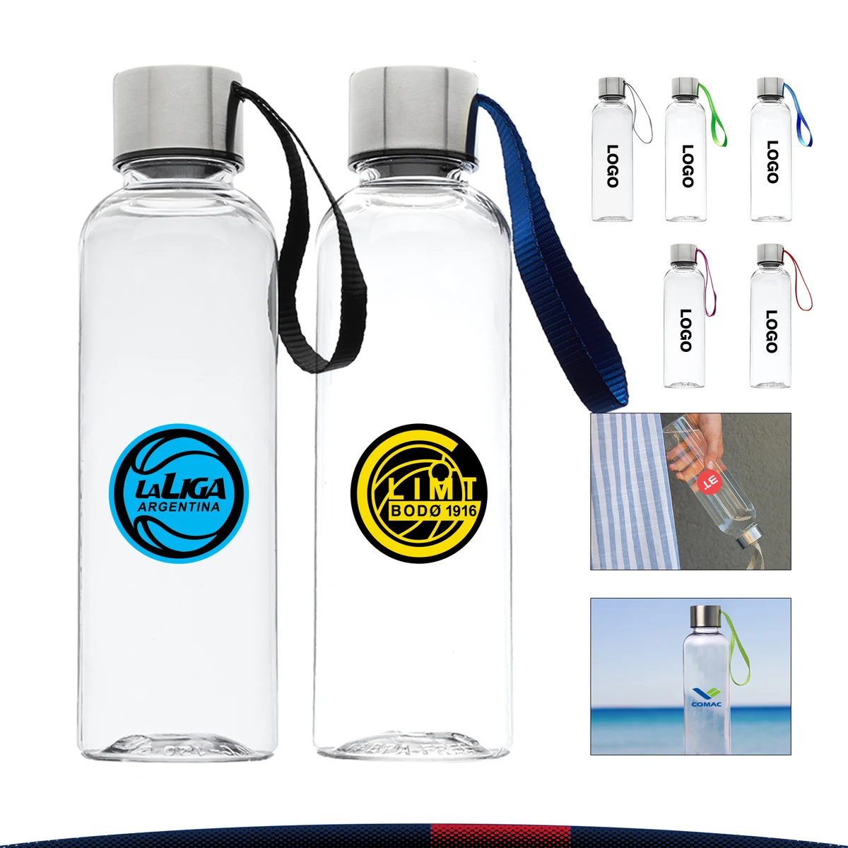 Fratey Plastic Water Bottle - 17 OZ. 1