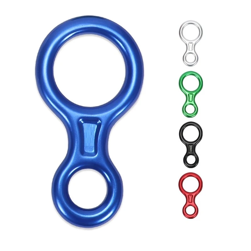 35KN Climb Figure 8 Descender Rigging Plate Rappel Gear 1