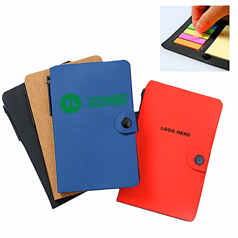 Sticky Notes Notebooks Colored Page Markers Bundle Set