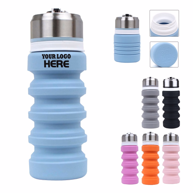 14 Oz Silicone Collapsible Bottle