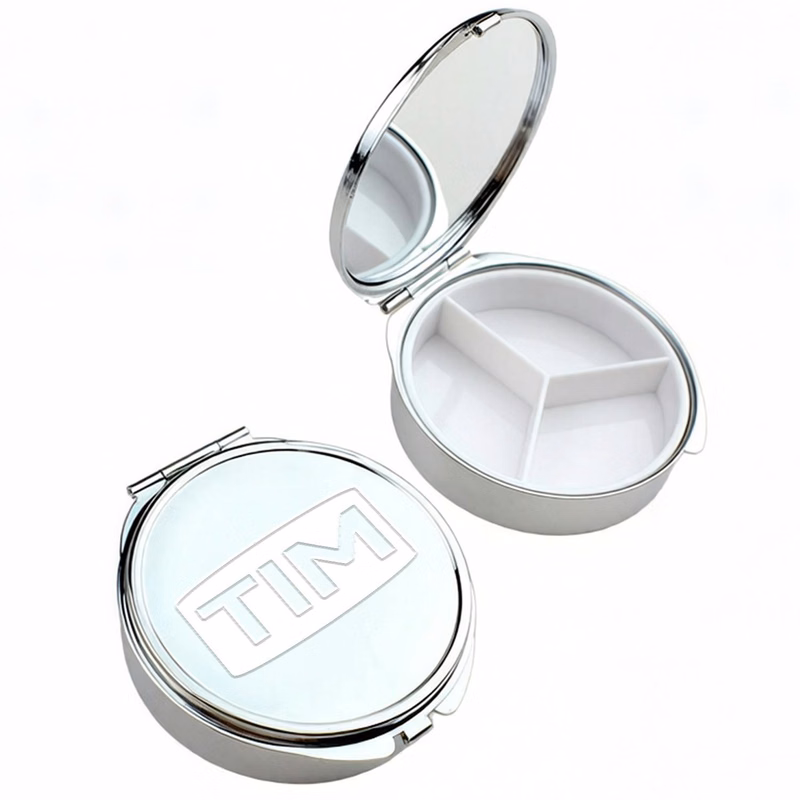 Portable Pill Case with Key Chain