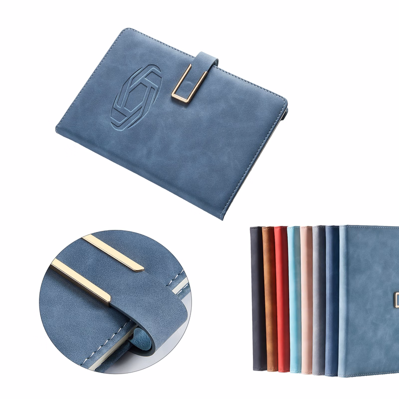 Buckled Leather Business Notebook
