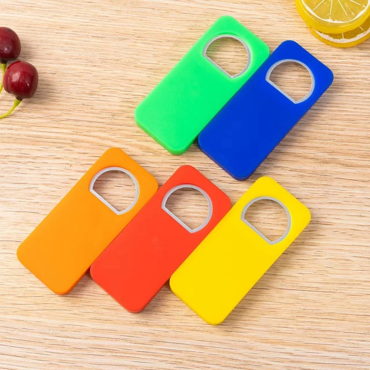 Portable Customized Flat Plastic Bottle Opener 1