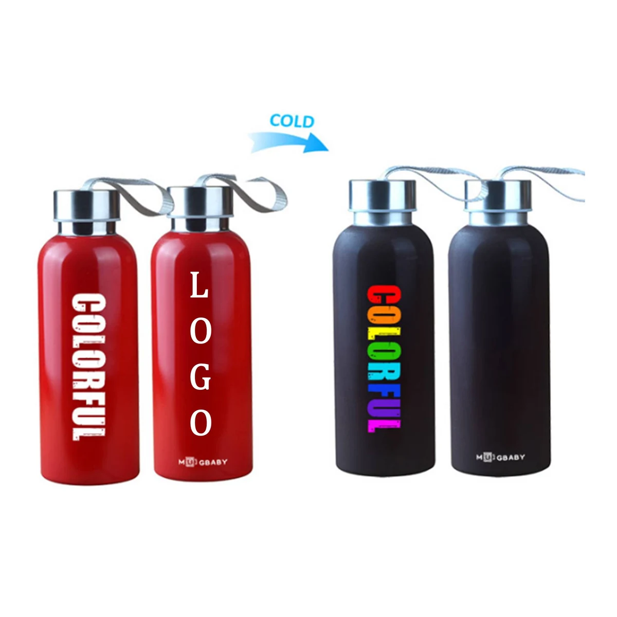 18oz. Color Changing Stainless Steel Insulated Tumbler 1