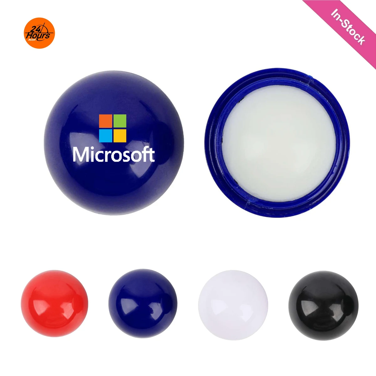 Vanilla Flavor Lip Balm Ball 1