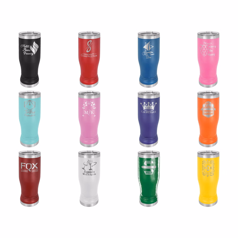 Polar Camel 14 oz Pilsner Tumbler with Standard Lid