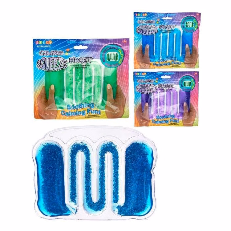Glitter Squeeze Tube Toys - Assorted