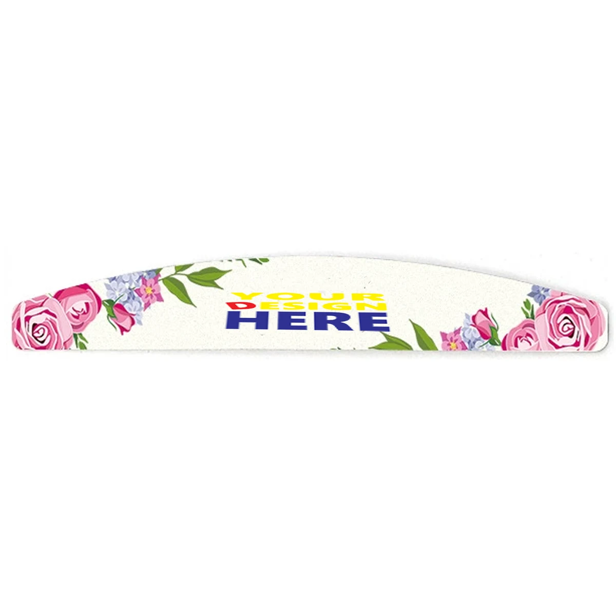 Full Color White Sandpaper Nail Files 1