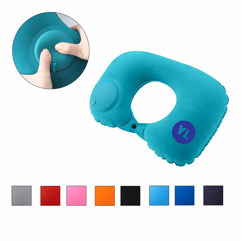 MOQ100 Press The Inflatable U-Shaped Pillow